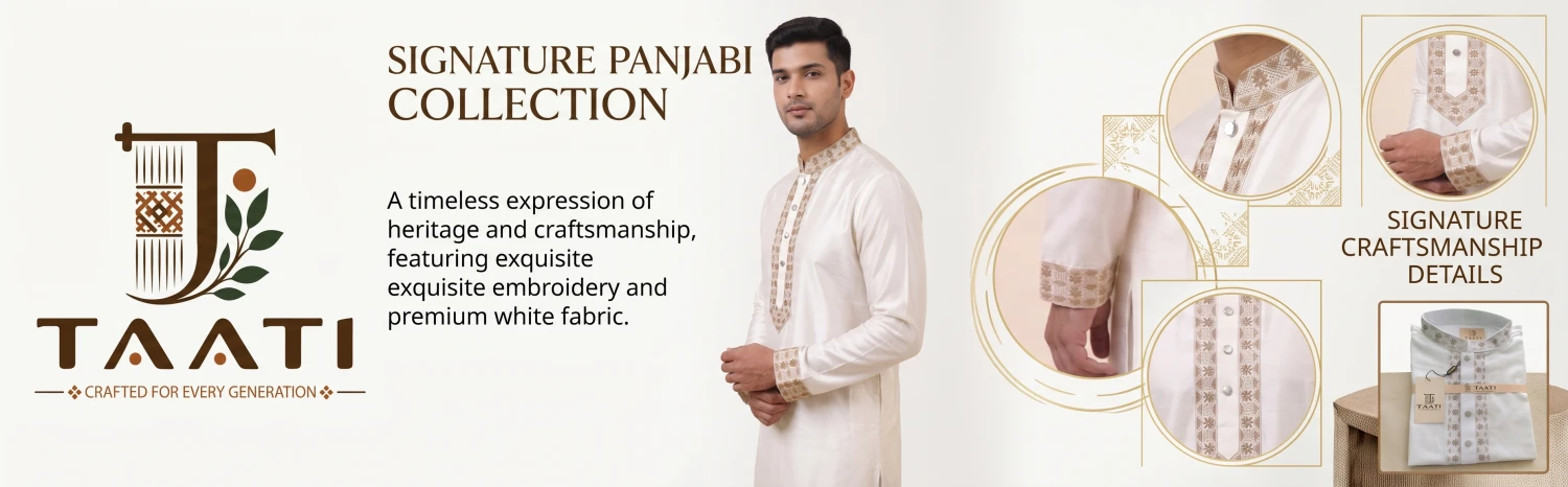 taati ccp 01=premium cotton  Embroidered Panjabi