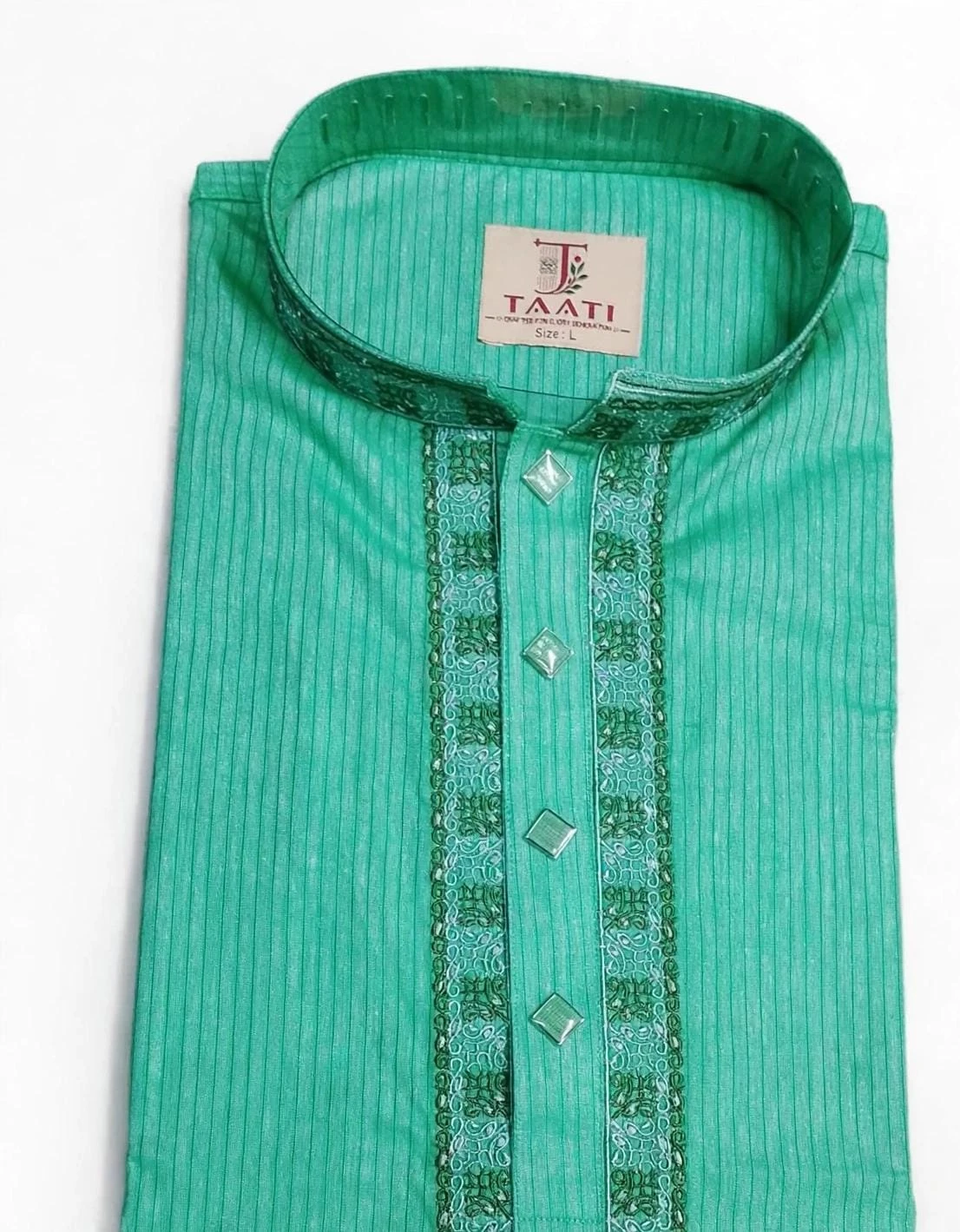 taati CP28=premium cotton  Embroidered Panjabi