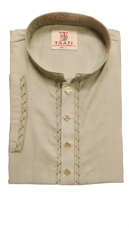 taati cp25=cotton  Embroidered Panjabi