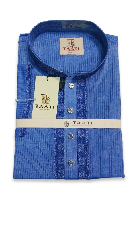 taati cp29=premium cotton  Embroidered Panjabi