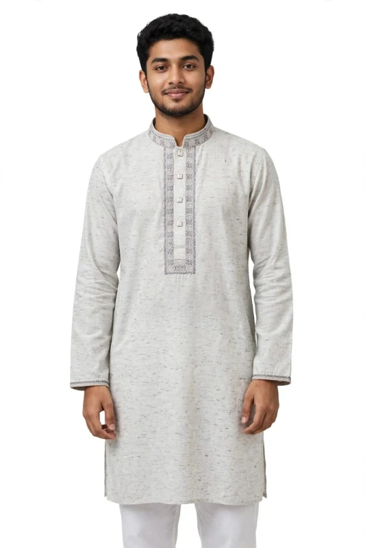 taati cp41=premium cotton  Embroidered Panjabi