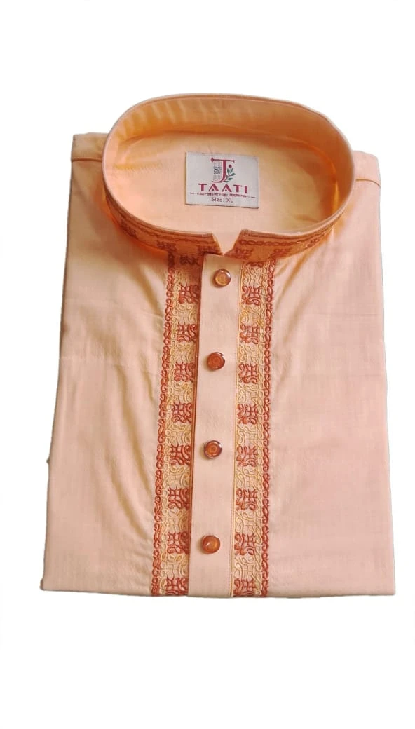 taati cp44=premium cotton  Embroidered Panjabi