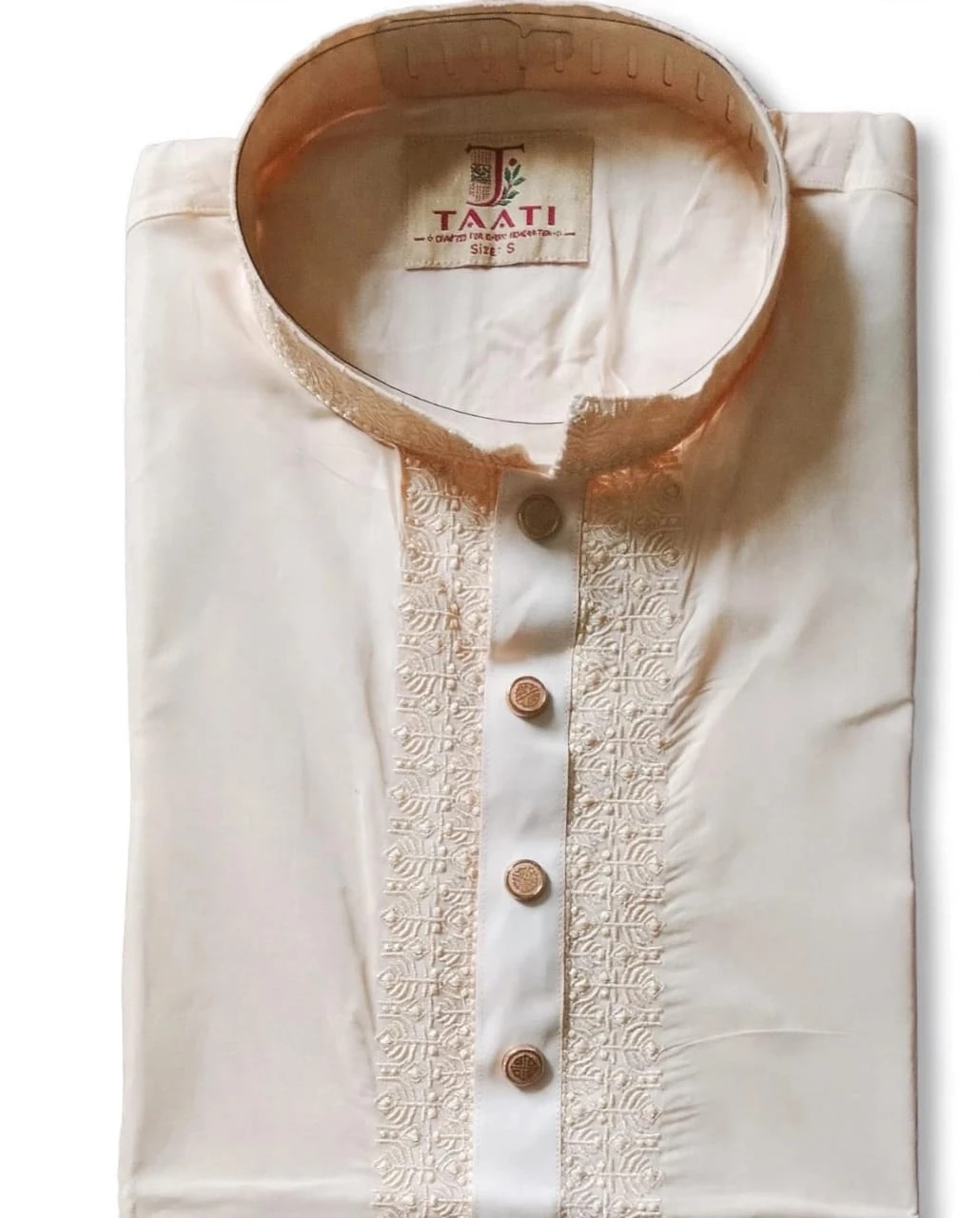 taati CP46=premium cotton  Embroidered Panjabi